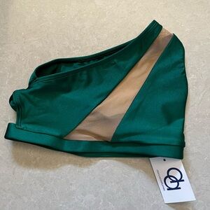 AAdance Costumes “Wind Top” in Forest Green